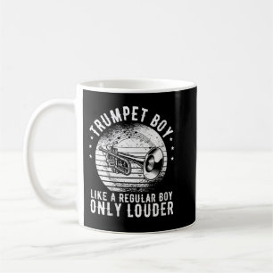 Womens Jazz Trumpet Boy March Band VNeck  Coffee Mug
