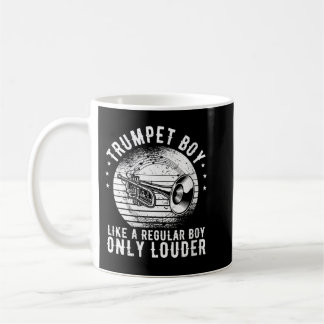 Womens Jazz Trumpet Boy March Band VNeck Coffee Mug