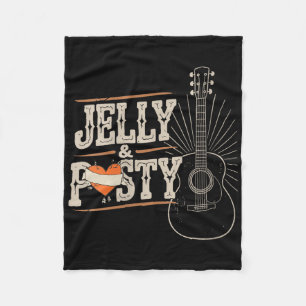 Womens Jelly Personalised First Name Birthday Men Fleece Blanket