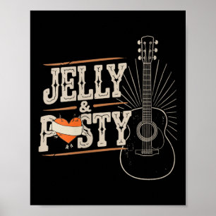 Womens Jelly Personalised First Name Birthday Men  Poster