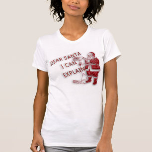 Women's Jersey T-Shirt with letter to Santa