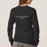 Women's Jiu Jitsu (front/back) LS T-Shirt<br><div class="desc">Can't you take a choke?</div>