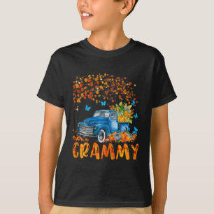 Womens Jnqd Truck Pumpkin Grammy Fall Autumn Vibes T-Shirt
