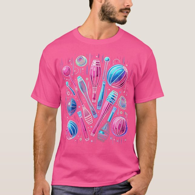 Womens Juggling Clubs Balls Juggler Juggle T-Shirt (Front)