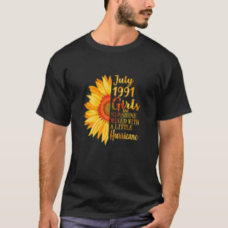 Womens July Girls 1991 31st Birthday 31 Years Ol T-Shirt