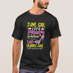 Womens June Girls 1974  48 Years Old Awesome Since T-Shirt