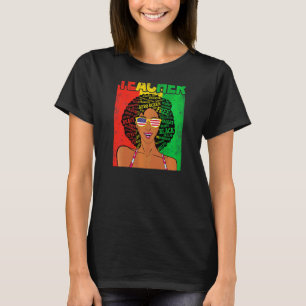 Womens Juneteenth Black History Teacher Juneteent T-Shirt