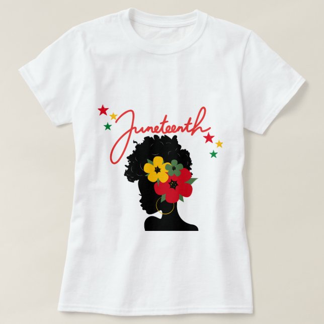Women's Juneteenth T-Shirt (Design Front)