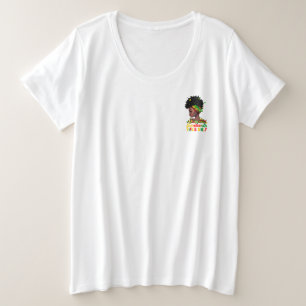 Womens Juneteenth Vibes  Plus Size T-Shirt