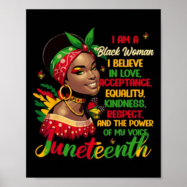 Womens Juneteenth Women Juneteenth For Women Junet Poster (Front)