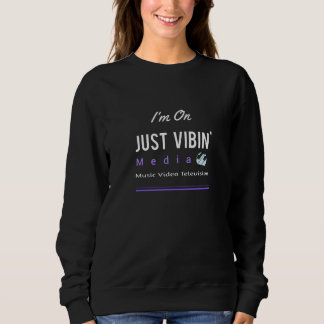 Women's Just Vibin' Media Artist Sweatshirt