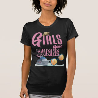 Womens Jute Hat Girls Gone Cruising T-Shirt