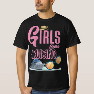 Womens Jute Hat Girls Gone Cruising T-Shirt