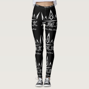 Womens K.M.K. Black Leggings