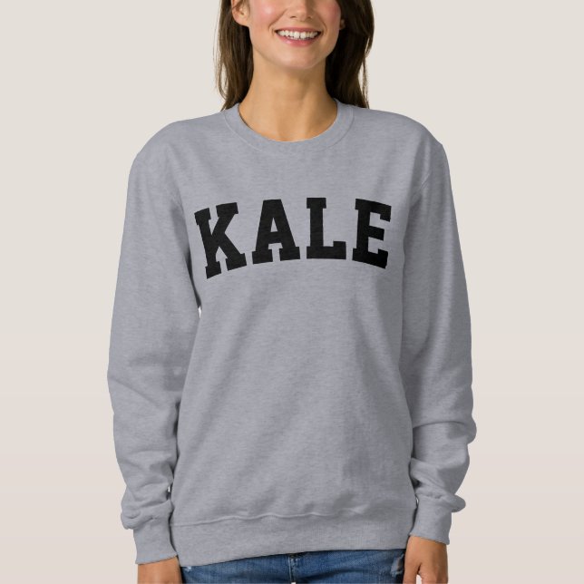 Women's Kale Grey Sweatshirt (Front)