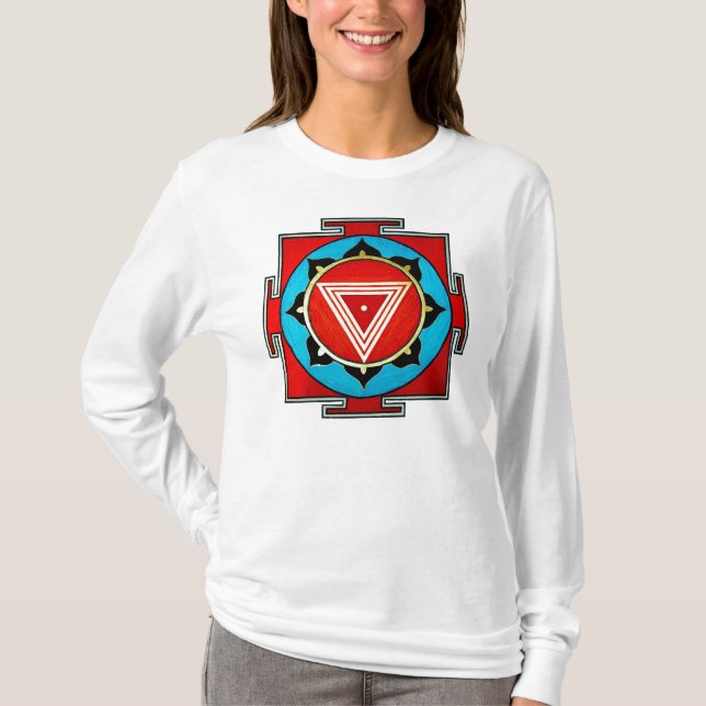 Women's Kali Yantra hoody (Front)