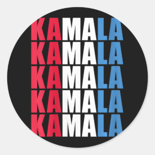 Womens Kamala 2024 For President Kamala Harris  Classic Round Sticker