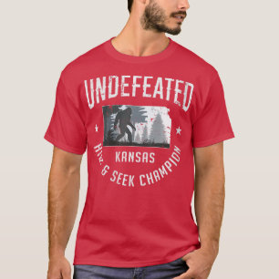 Womens Kansas Bigfoo Undefeated Hide And Seek Cham T-Shirt