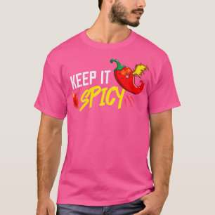 Womens Keep It Spicy Gift Hot Jalapeno Habanero Pe T-Shirt
