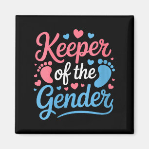 Womens Keeper Of The Gender, Pregnancy Reveal Gend Magnet