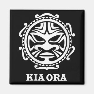 Womens Kia Ora Maori Culture Symbol Haka Dance New Magnet
