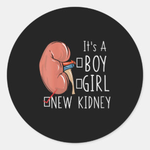 Womens Kidney Transplant Surgery Recovery Quote It Classic Round Sticker