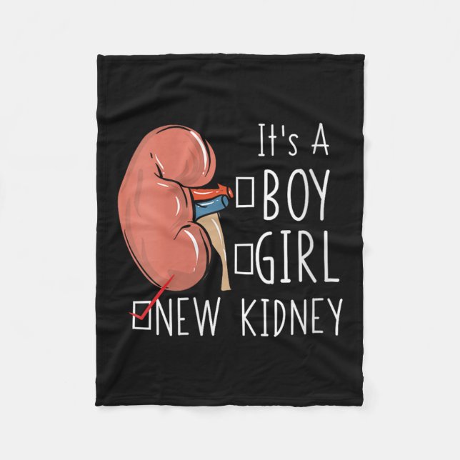 Womens Kidney Transplant Surgery Recovery Quote It Fleece Blanket (Front)