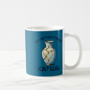 Womens Kintsugi Kintsukuroi Imperfect Japanese Art Coffee Mug
