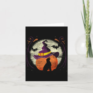 Womens Labrador Halloween Dog Card