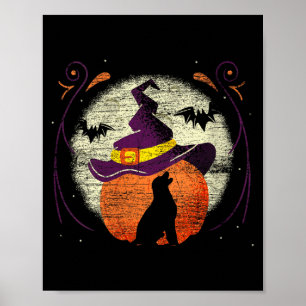Womens Labrador Halloween Dog Poster