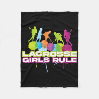 Womens Lacrosse Shirt For Girls Lacrosse Player 1  Fleece Blanket
