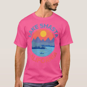 Womens Lake Shasta Fishing Hiking Camping T-Shirt