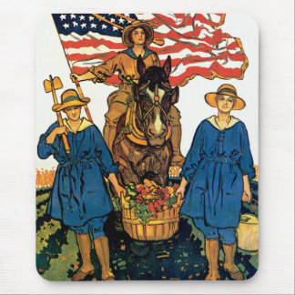 Women's Land Army Mouse Pad