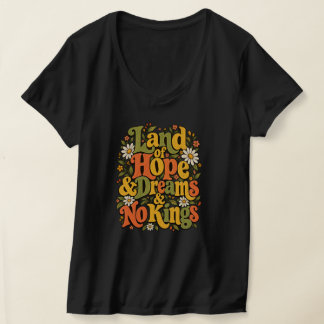 Women's Land Hope Dreams Freedom Liberty Spirit T-Shirt