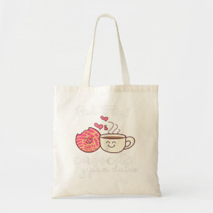 Womens Latina Mum Cute Spanish Coffee and Conchas Tote Bag