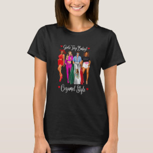 Womens LatinaGirls Cozumel Girls Trip Latina Mexic T-Shirt