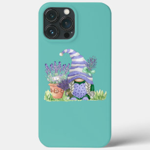Womens Lavender Gnome Spring Gardening Purple iPhone 13 Pro Max Case
