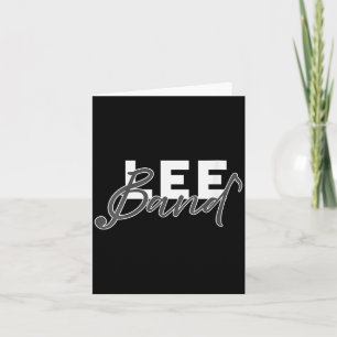 Womens Lee Band Booster New Logo Red Only V-neck  Card