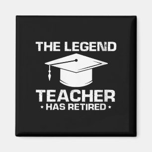 Womens Legendary Mentor Education Retirement Humou Magnet