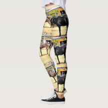 Women's Leggings "Four Horses and A Donkey"