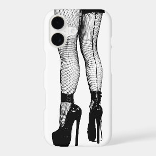 Womens Legs Fishnet Stockings fashion Ink Drawing