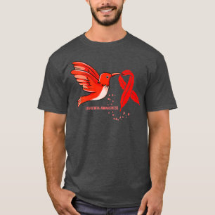 Womens Leukaemia Warrior Leukaemia Awareness VNec T-Shirt