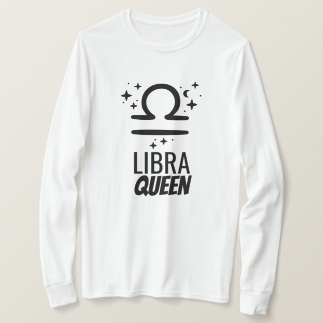 Women's Libra Queen Long Sleeve T-Shirt (Design Front)