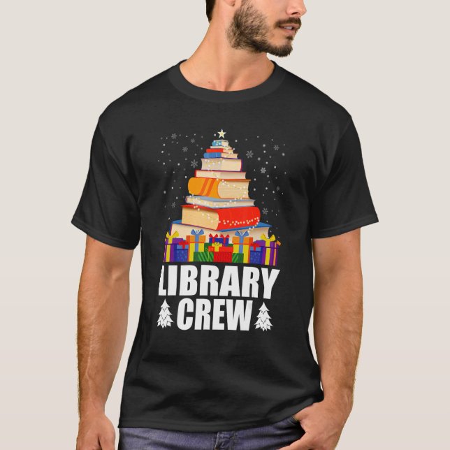 Womens Library Crew Librarian Library Assistant T-Shirt (Front)