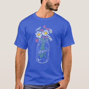 Womens Life is Good Flower Awesome Gift T-Shirt