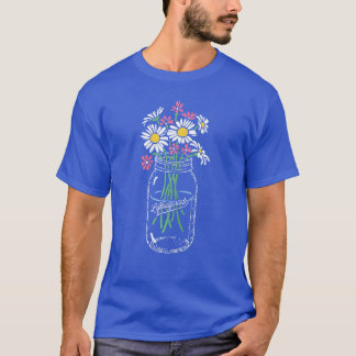 Womens Life is Good Flower Awesome Gift T-Shirt