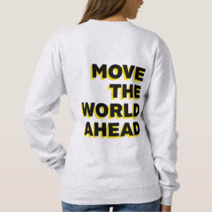 Women's light heather sweatshirt - Move the world
