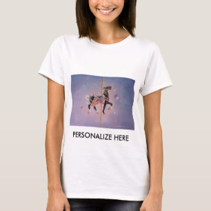 Women's Light Tees - Petaluma Carousel Horse 2