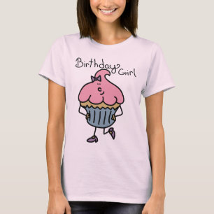 Women's Lil' Miss Cuppy Cake Birthday T-Shirt