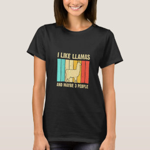 Womens  Llama  For Kids Men Women Alpaca  Farming T-Shirt